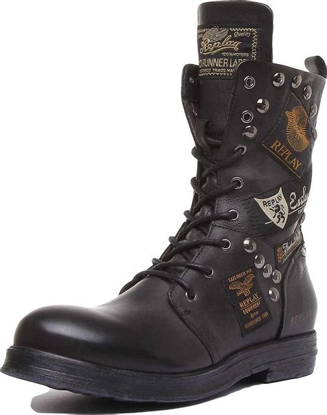 replay damen creed biker boots|Amazon.com .